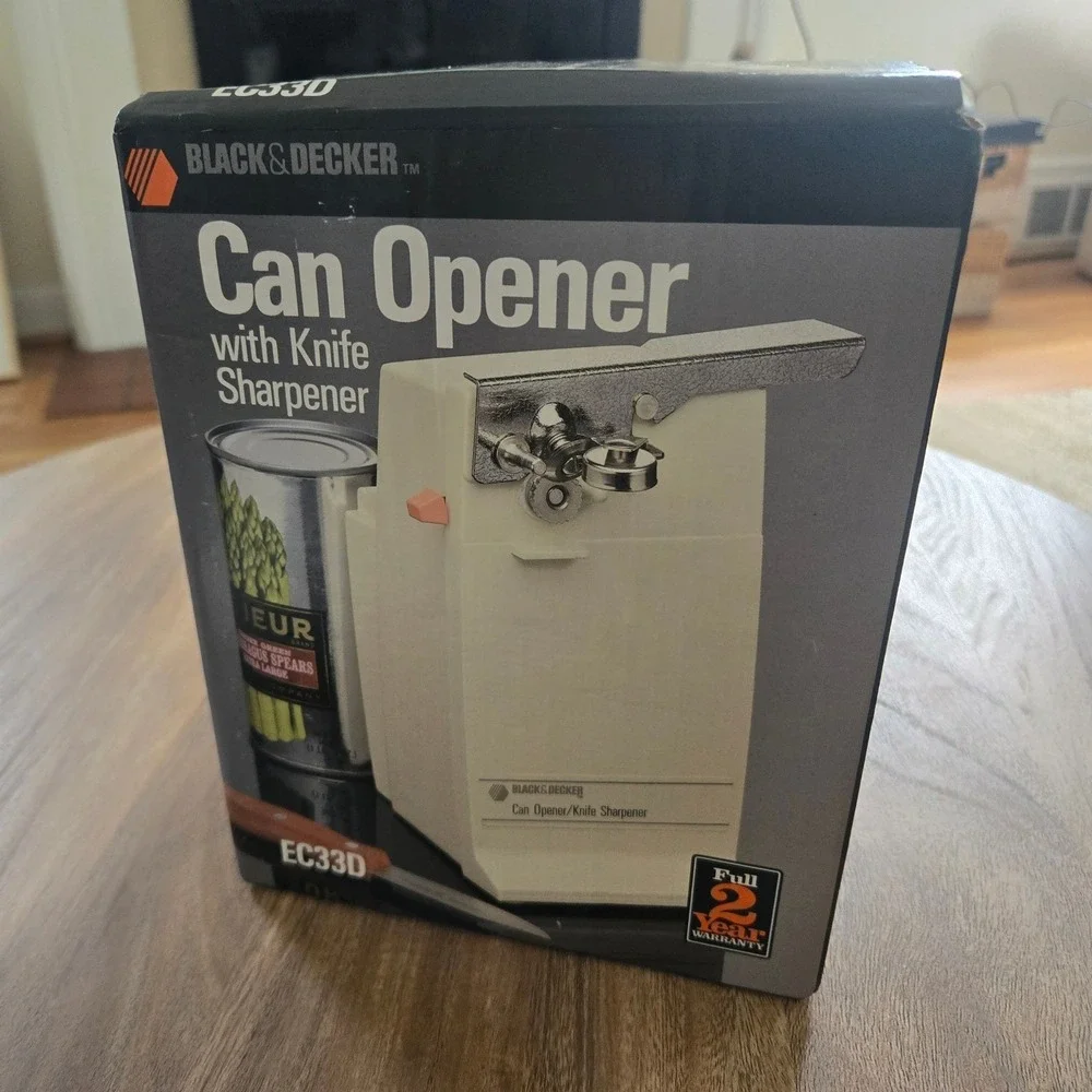 Black & Decker Can Opener EC33D NEW Electric Knife Sharpener Made‎ in USA